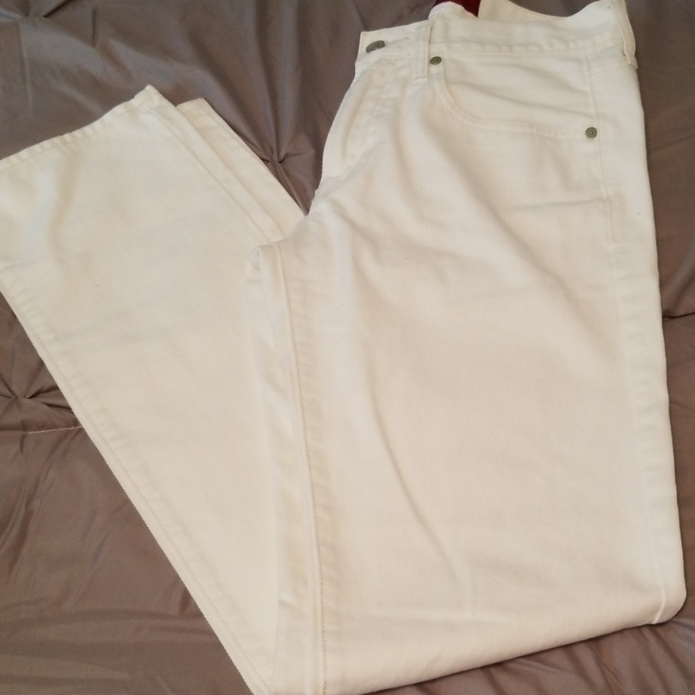 White ARIZONA  men's jeans / RETRO 80s look